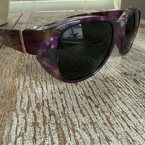 Privé Revaux Oversized Purple Tortoiseshell Sunglasses